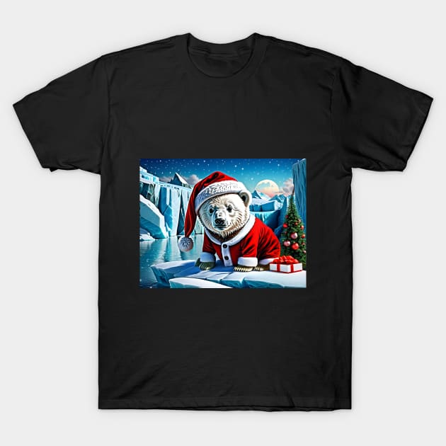 Santa Baby Polar Bear T-Shirt by rturnbow